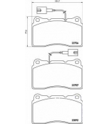 BREMBO - P23154 - Колодки тормозные дисковые /комплект 4 шт/