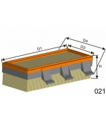 MISFAT - PM801 - PM801 Воздушный фильтр