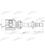 PATRON - PCV1213 - ШРУС внутренний правый 23x35x20 TOYOTA AVENSIS AT220/ZZT220 97-03