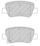 FERODO - FDB4411 - FDB4411_колодки дисковые задние! Toyota Avensis (T27) 1.6/1.8/2.0D/2.0/2.2D 09>