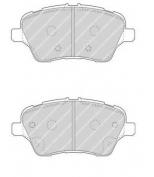 FERODO - FDB4612 - Комплект тормозных колодок, дисковый тормоз