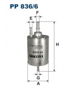 FILTRON - PP8366 - Фильтр топливный PP 836/6