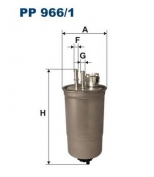 FILTRON PP9661 Фильтр топливный PP966/1