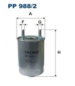 FILTRON - PP9882 - Фильтр топливный RENAULT FLUENCE/MEGANE/SCENIC 1.5D-2.0D 08-