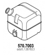 ASSO - 5707003 - Глушитель Scania 164 4 Series