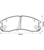 BENDIX - 572317B - колодки