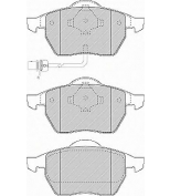 FERODO - FSL1496 - Комплект тормозных колодок, диско