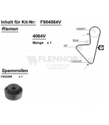 FLENNOR - F904064V - Натяжной ролик, ремень ГРМ