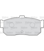 VALEO - 598668 - Комплект тормозных колодок