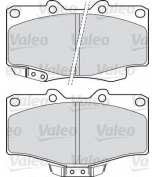 VALEO - 598897 - Комплект тормозных колодок, диско