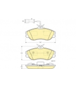 GIRLING - 6108161 - Колодки тормозные пер с дат A100 S4
