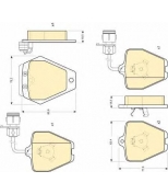 GIRLING - 6111621 - Колодки торм пер A8 2.8-4.2 95->