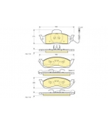 GIRLING - 6113785 - Колодки торм пер W163 ML230-ML430