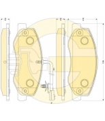 GIRLING - 6118859 - Колодки тормозные OPEL MOVANO/RENAULT MASTER 10- задние (сдвоен.шины)