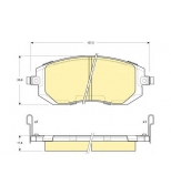 GIRLING - 6133289 - Колодки торм пер FORESTER 02-