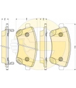 GIRLING - 6135089 - Колодки тормозные NISSAN X-TRAIL/QASHQAI/TIIDA/INFINITI FX/RENAULT KOLEOS задние