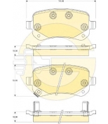 GIRLING - 6141761 - Колодки тормозные CHRYSLER VOYAGER/DODGE JOURNEY 2.0-3.8 07- задние