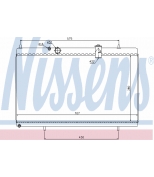 NISSENS 61271 Радиатор CITROEN C5 3.0 04-