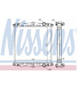 NISSENS - 614450 - Радиатор охлаждения двигателя [523x529x58  без рамки]( с установочным ком-том)