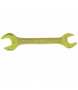 СИБРТЕХ 14314 Ключ рожковый, 24 х 27 мм, желтый цинк. СИБРТЕХ