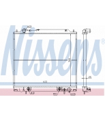 NISSENS 62855 Радиатор двигателя: L400/Space Gear/95-00/2.0/2.4/2.5