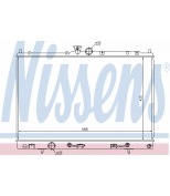 NISSENS 62893 Радиатор двигателя 62893
