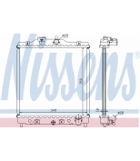 NISSENS 63309A Радиатор двигателя 63309A