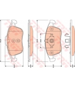 TRW - GDB1788 - Колодки тормозные дисковые GDB1788