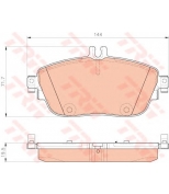 TRW - GDB1932 - GDB1932_колодки дисковые передние! MB W176/W246 11>