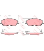 TRW - GDB3147 - Колодки тормозные дисковые GDB3147