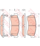 TRW - GDB3430 - Колодки торм. SUZUKI Carry/Super Carry 1,3 99->,Ignis