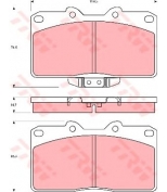 TRW - GDB4076 - Колодки тормозные дисковые GDB4076