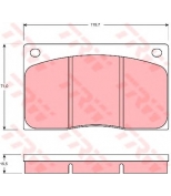TRW - GDB585 - Колодки тормозные дисковые GDB585