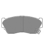 MAPCO - 6411 - Комплект тормозных колодок дисковый тормоз