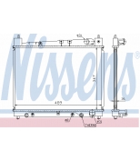 NISSENS 64799 Радиатор двигателя