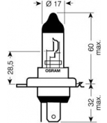 OSRAM 64193SV2 H4 12V [60/55W] [P43t] [+50%] Автомобильная лампа