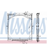NISSENS - 65462A - Радиатор системы охлаждения 900x870x48 volvo fh12/16 широкий (с рамкой)