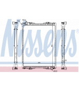 NISSENS - 67259A - Радиатор охлаждения двигателя [Plastic/Aluminium 860x689x40 с рамкой)SCANIA P 270-380 04-/67259A -