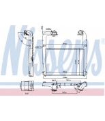 NISSENS - 97062 - Радиатор охлаждения воздуха