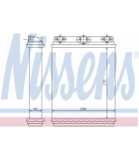 NISSENS - 72016 - Радиатор отопителя 72016