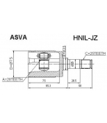 ASVA - HNILJZ - Шрус внутренний левый 28x35x25