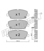 FRITECH - 7440 - Колодки тормозные дисковые Honda