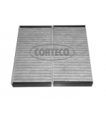 CORTECO - 80001719 - Фильтр салона угольный к-кт CC1400 DODGE: NITRO 07- JEEP: GRAND CHEROKEE III 05-