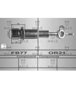 MALO - 80365 - Шланг тормозной задн. Toyota Avensis 03-