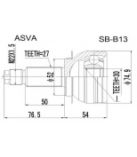 ASVA - SBB13 - Шрус наружный 30x52x27