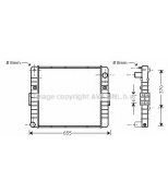 AVA - IV2002 - Радиатор основной EUROCARGO (1991-1999)