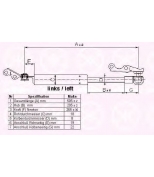 KLOKKERHOLM - 81097101 - Gas Spring, boot