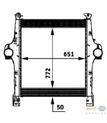 HELLA - 8ML376724301 - Интеркулер - автомобиль коммерч. Назначения