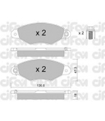 CIFAM - 8222530 - Комплект тормозных колодок, дисковый тормоз