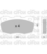 CIFAM - 8223520 - Комплект тормозных колодок  дисковый тормоз
